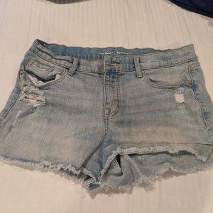 Old Navy Boyfriend Distressed Jean Shorts